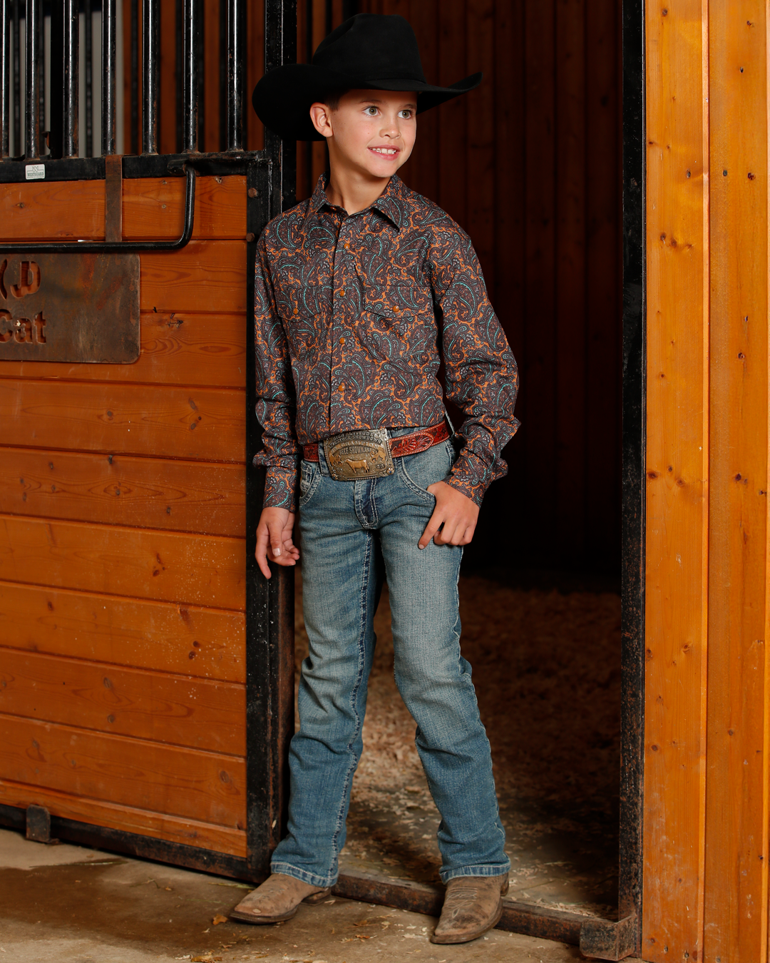 Boy's Snap Front Western Shirt