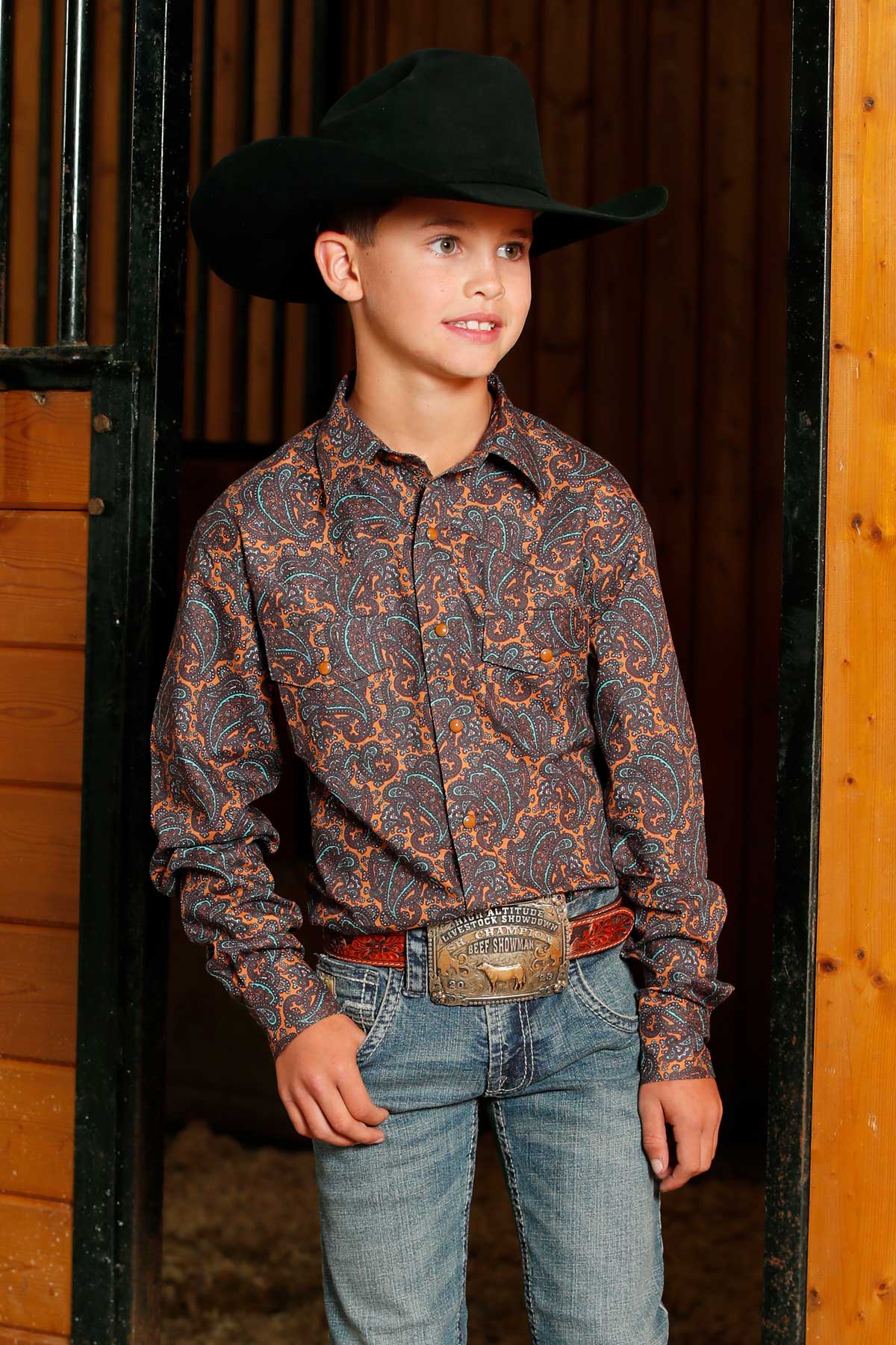 Boy's Snap Front Western Shirt