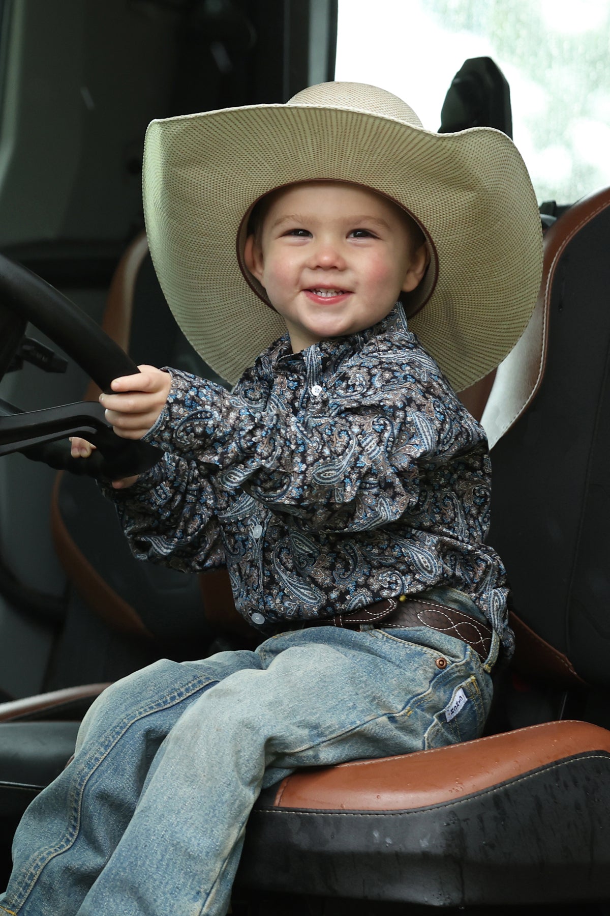 Boy's Button-Down Western Shirt