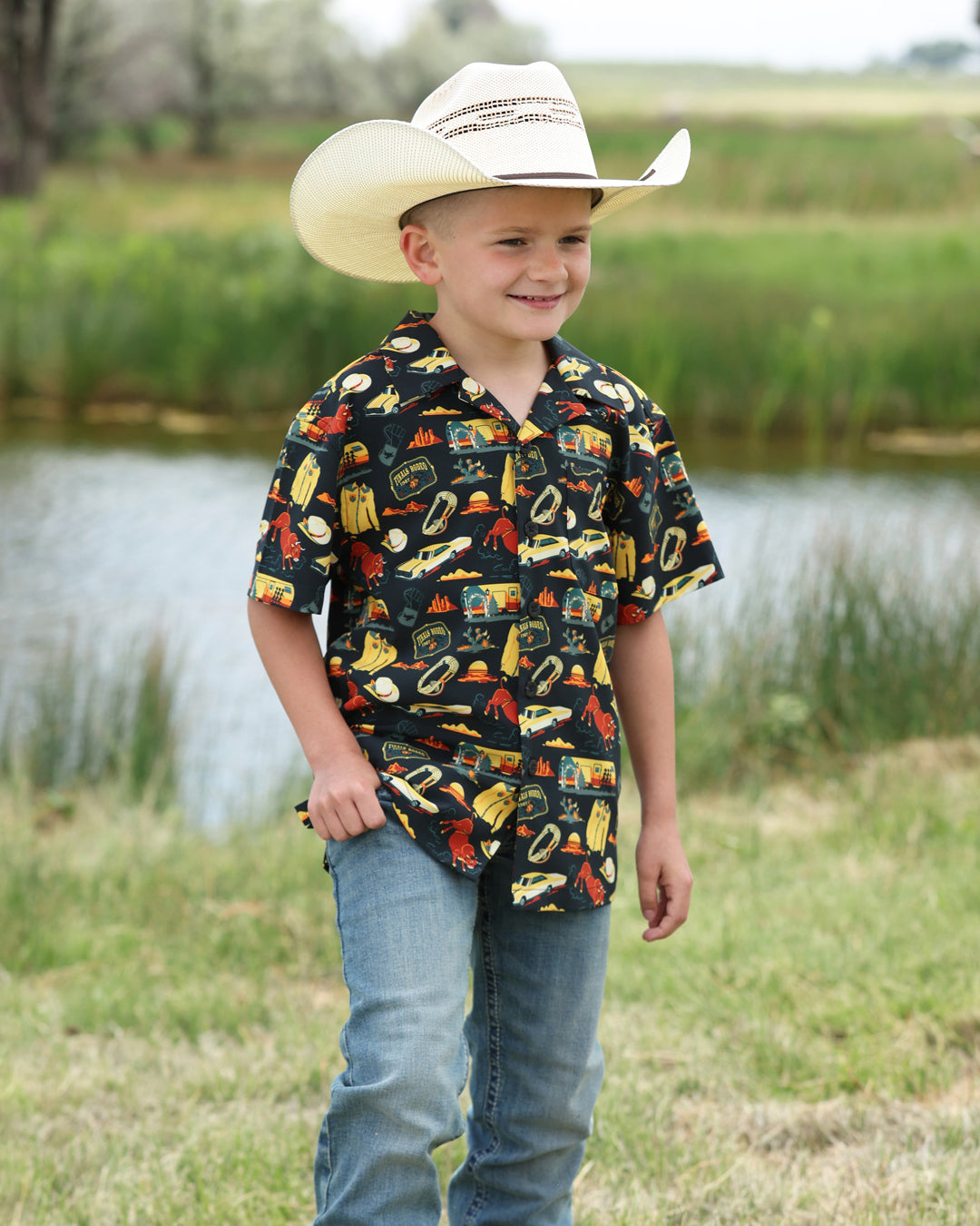 Boy's Camp Shirt
