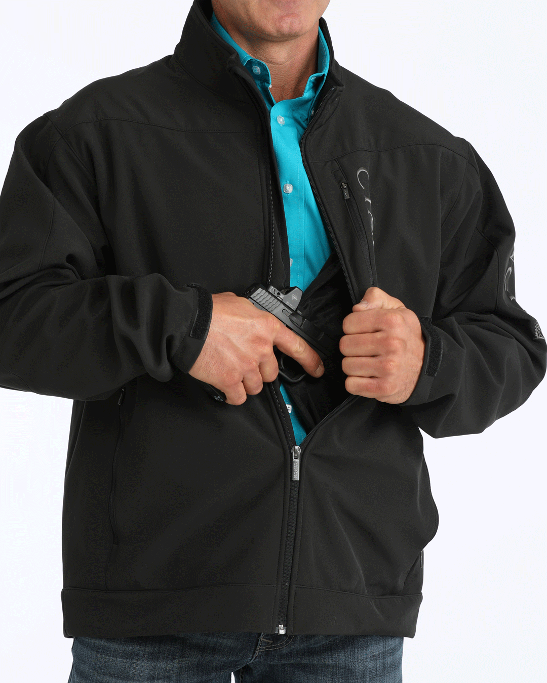 Men's Concealed Carry Bonded Jacket