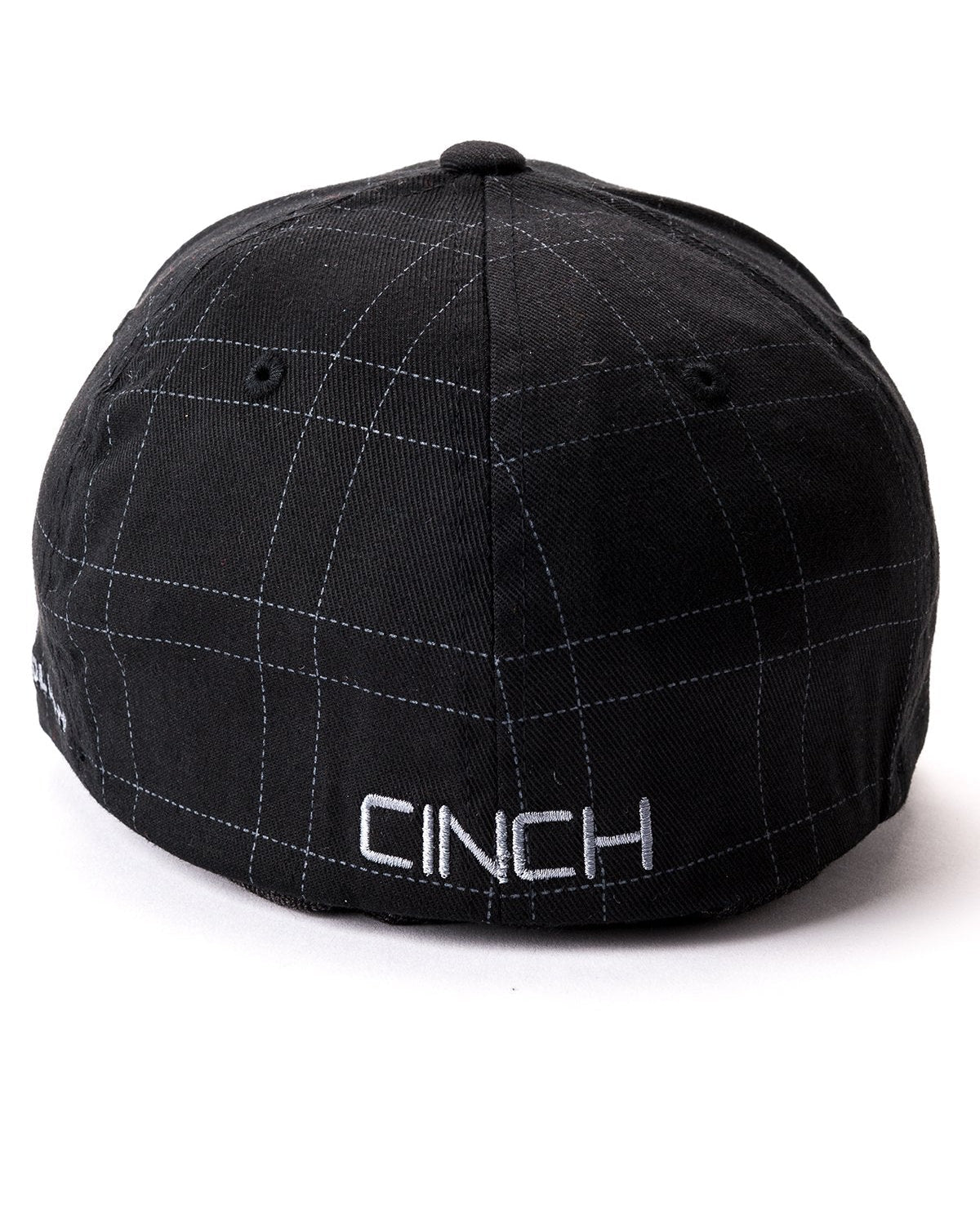 Men's Fitted Flexfit Lead Don't Follow Cap with Tech Logo - Black Plaid