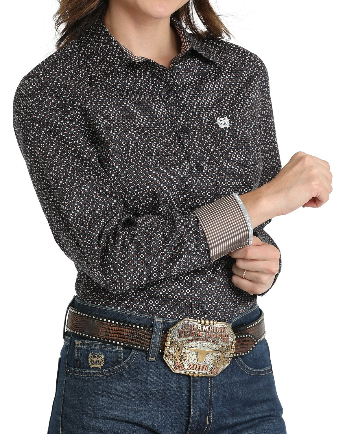 Women’s Stretch Arena Fit Button-Down Western Shirt