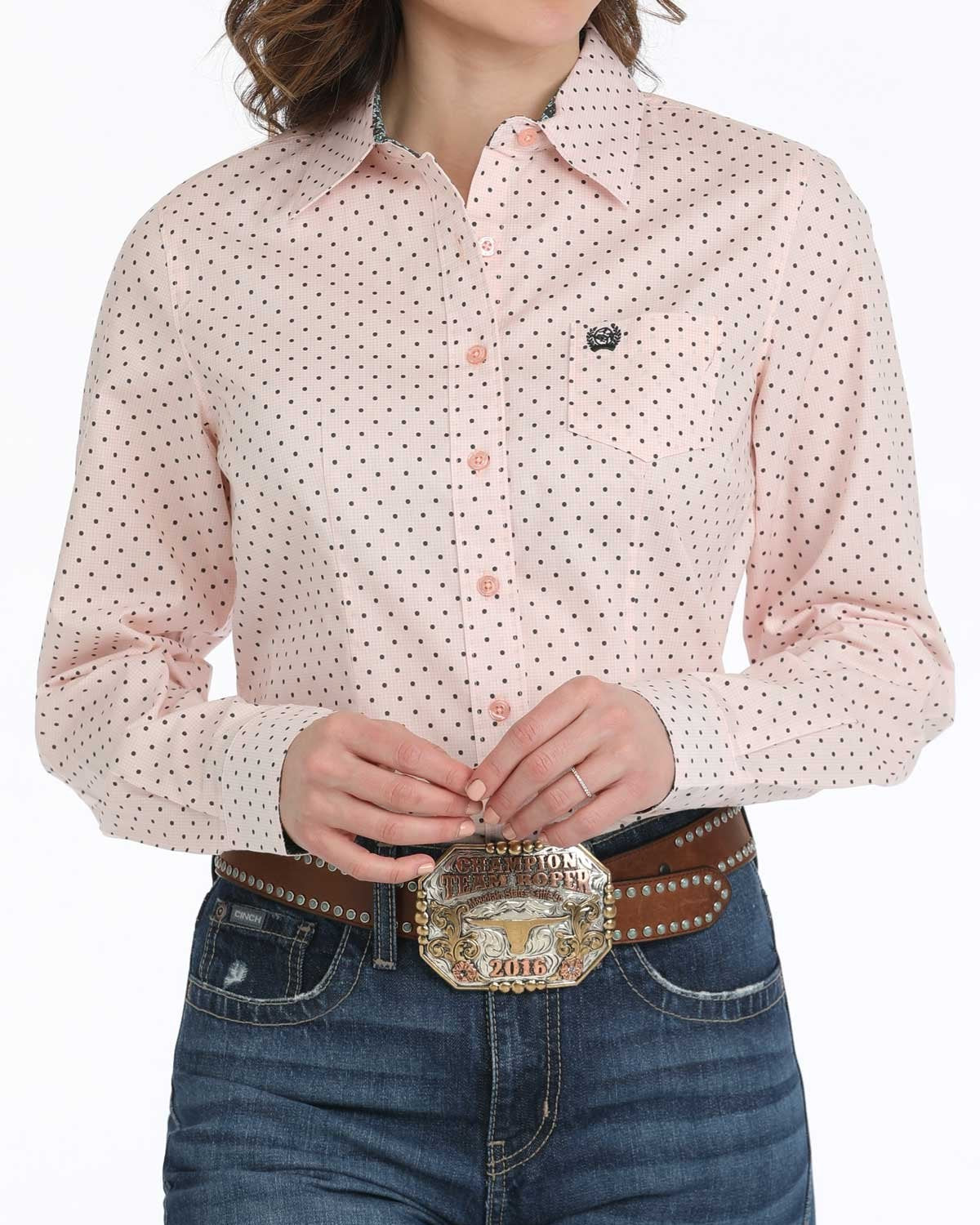Women’s Arena Fit Button-Down Western Shirt