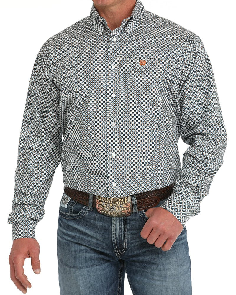 Men's Classic Fit Button-Down Western Shirt