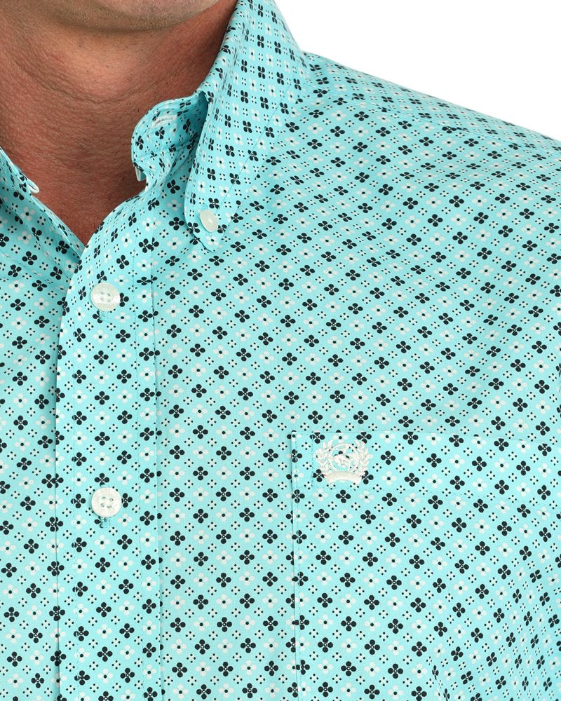 Men's Classic Fit Button-Down Western Shirt