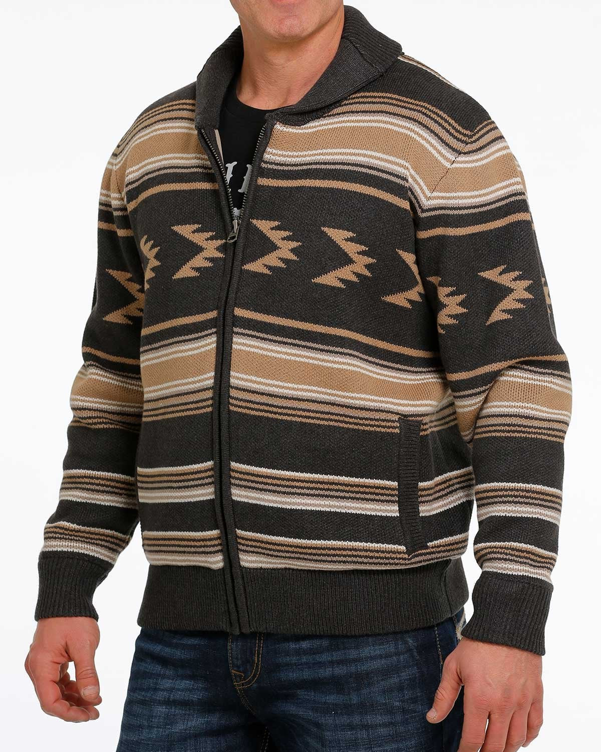 Men's Full Zip Sweater