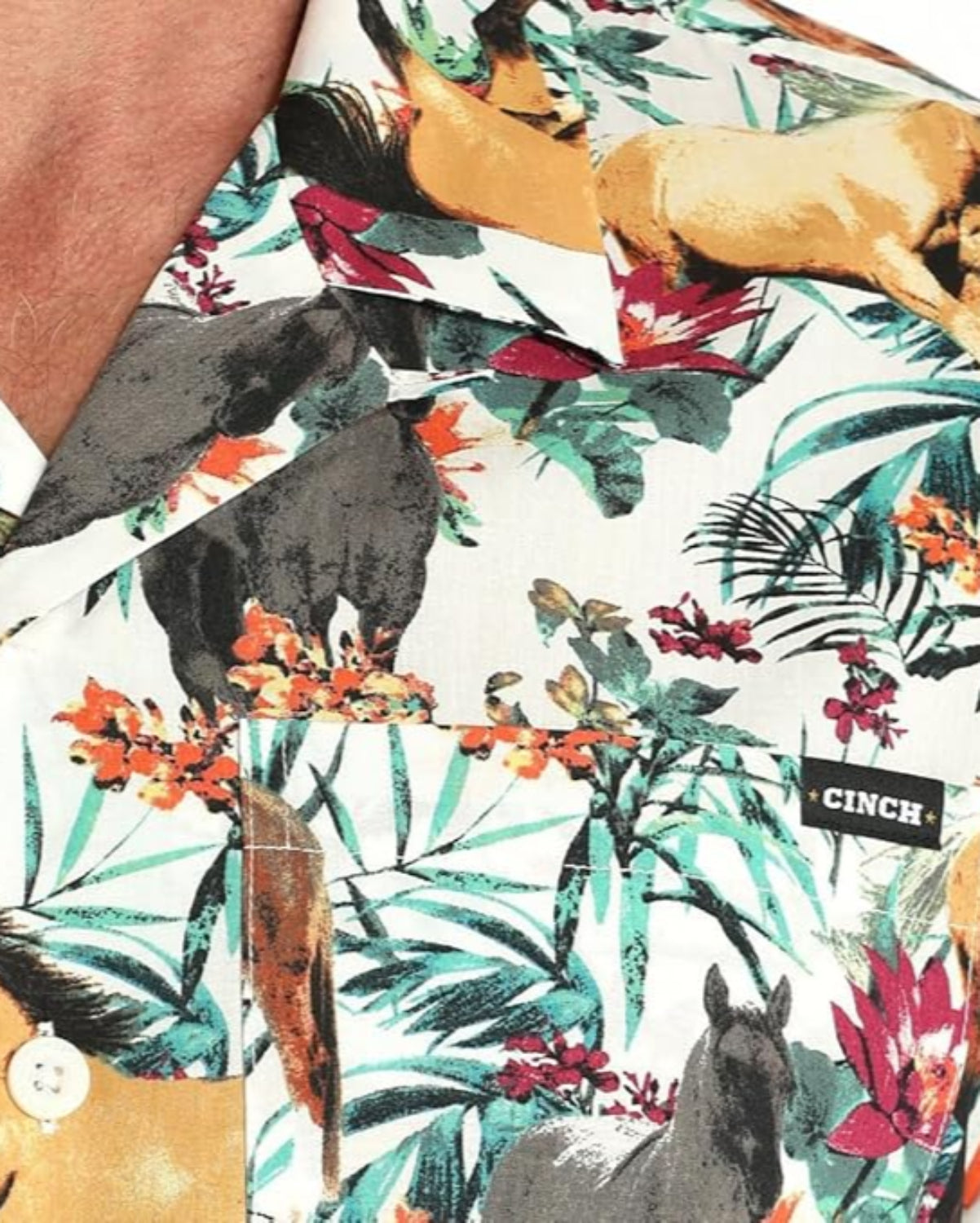 Men's Hawaiian Horse Camp Shirt