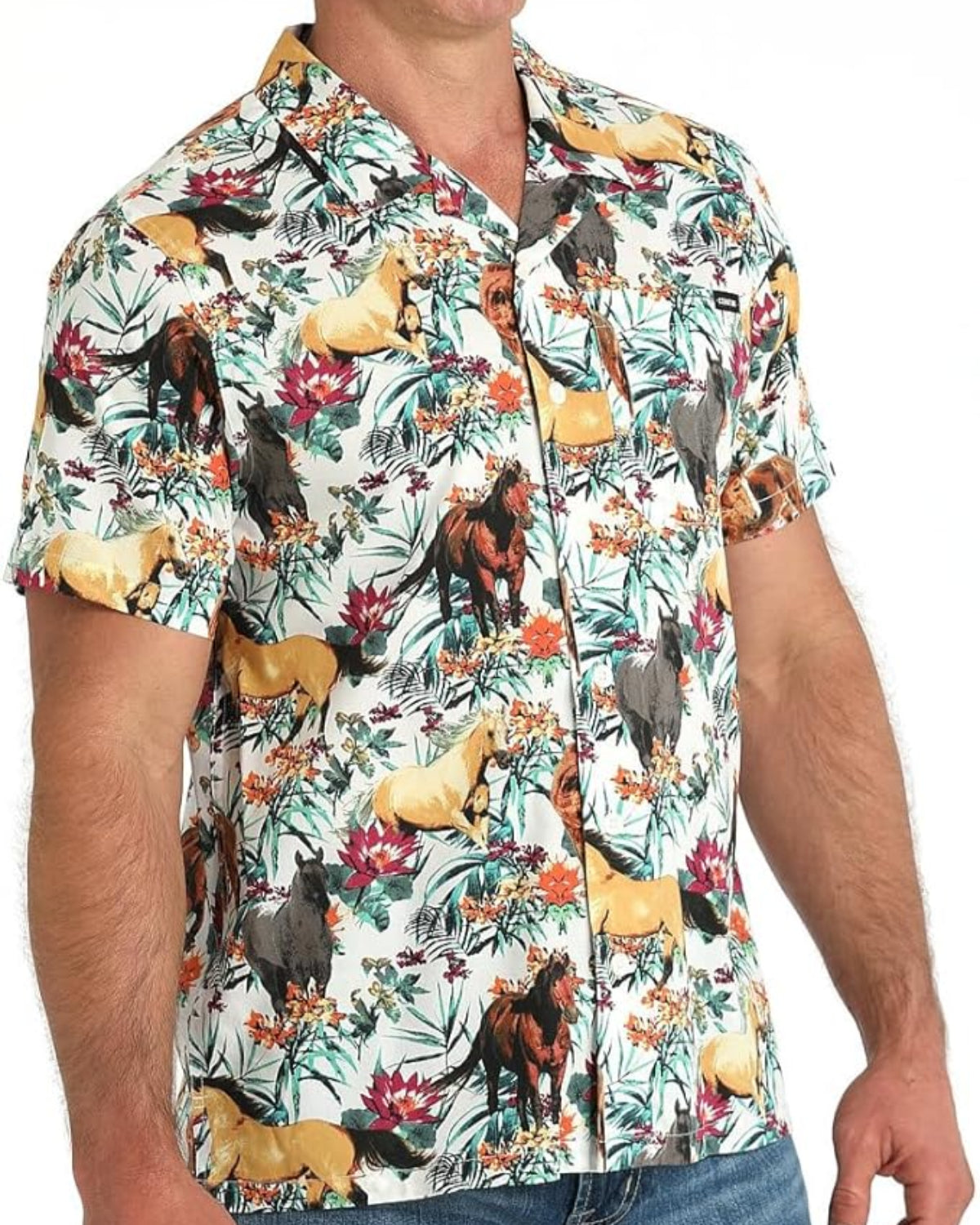 Men's Hawaiian Horse Camp Shirt