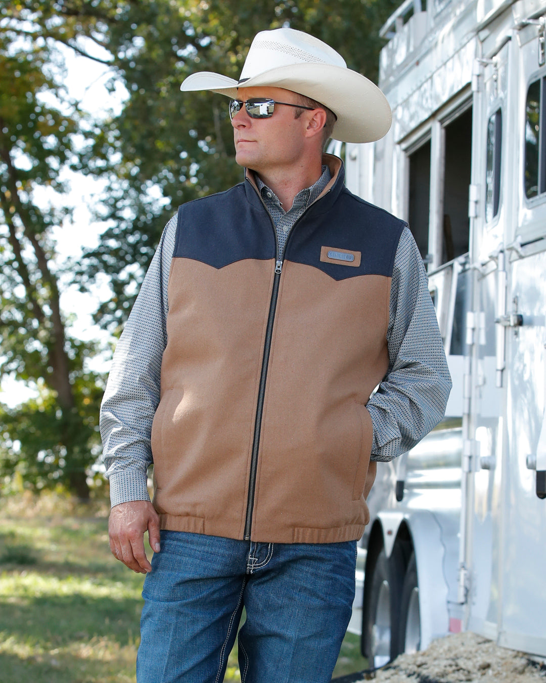 Men's Wooly Concealed Carry Vest