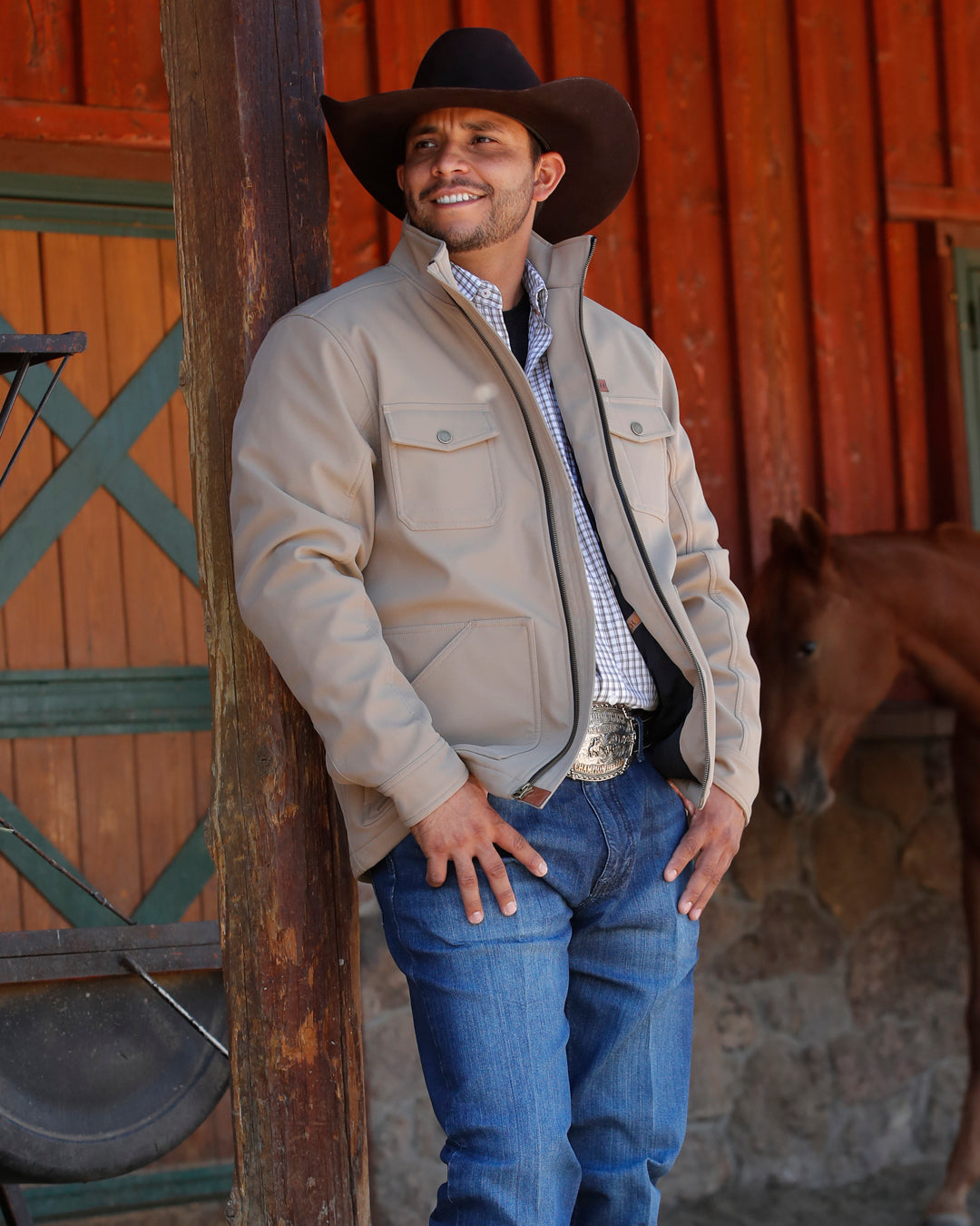 Men's Concealed Carry Bonded Jacket
