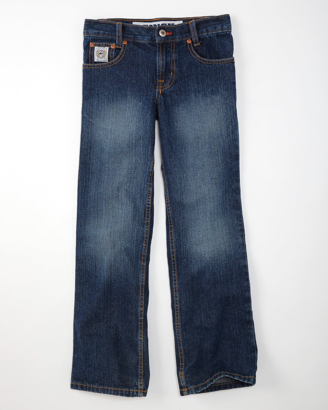 Boy's White Label Slim Fit -Dark Stonewash