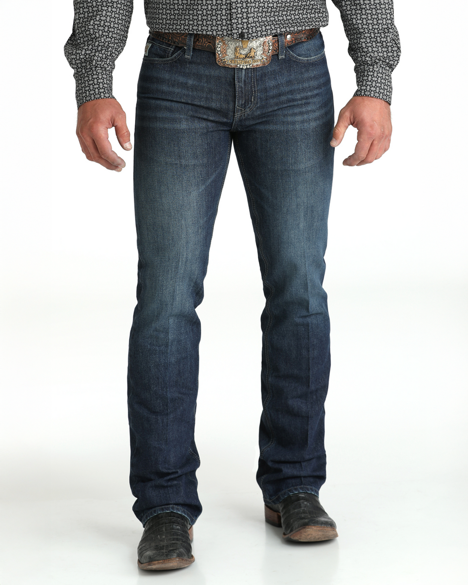 miaanページ Men's Ian Slim Fit - Dark Stonewash
