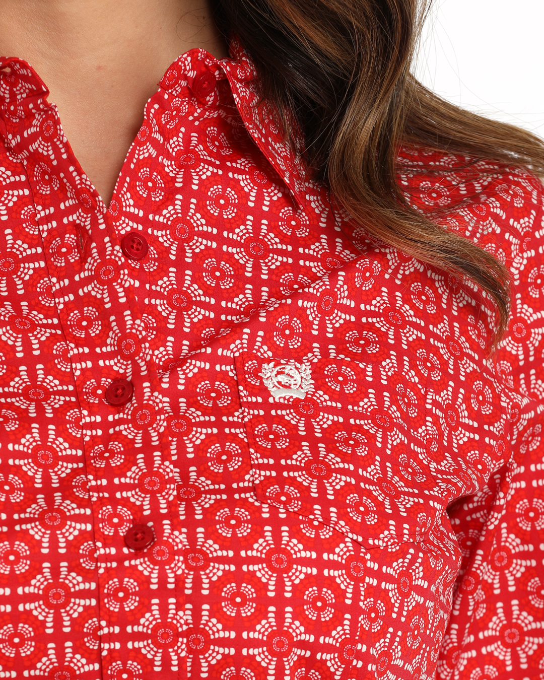 Women's Stretch Arena Fit Button-Down Western Shirt