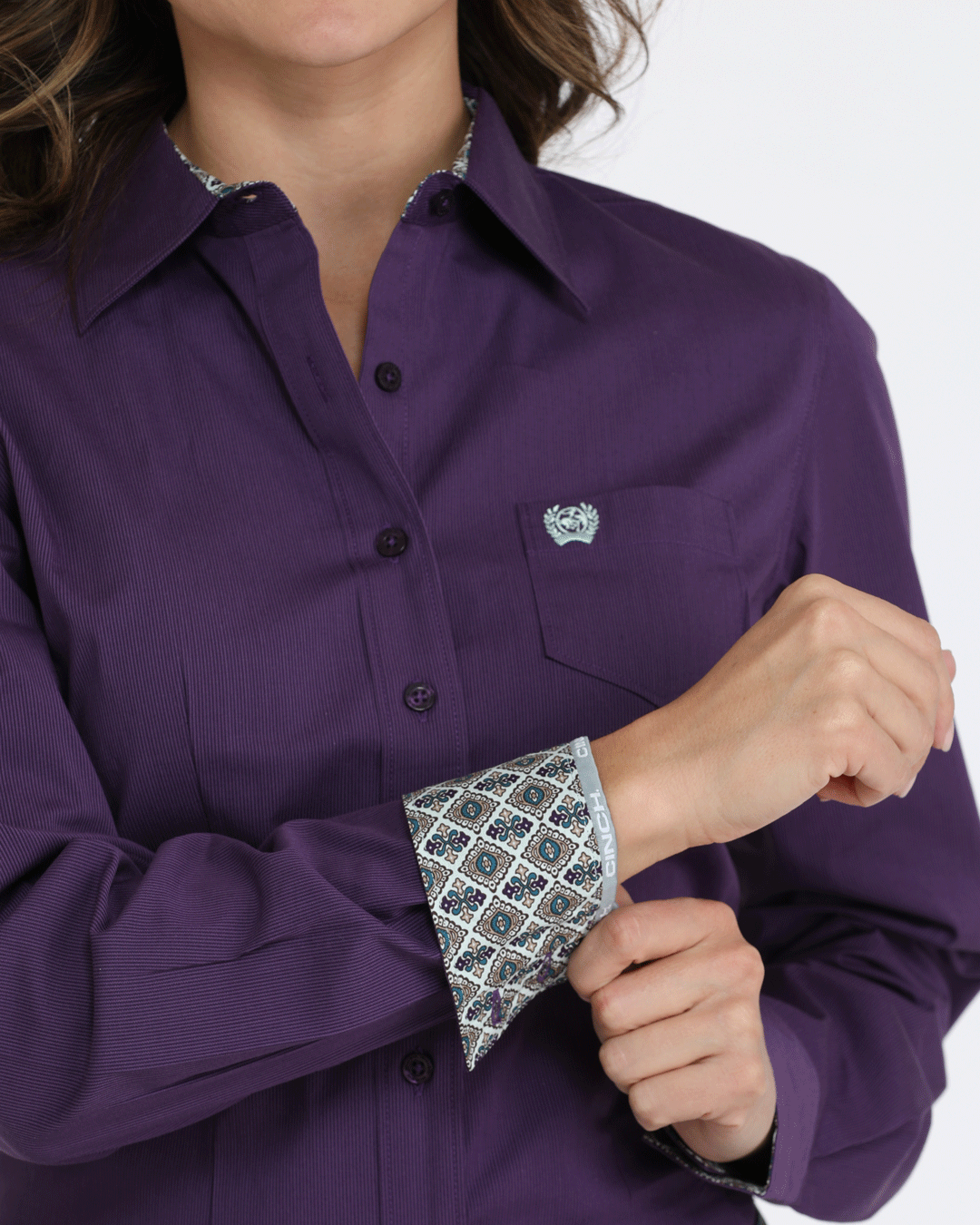 Women’s Arena Fit Button-Down Western Shirt