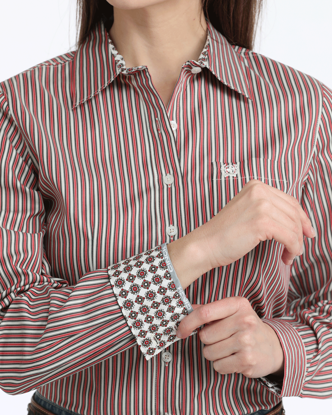 Women’s TENCEL™ Arena Fit Button-Down Western Shirt