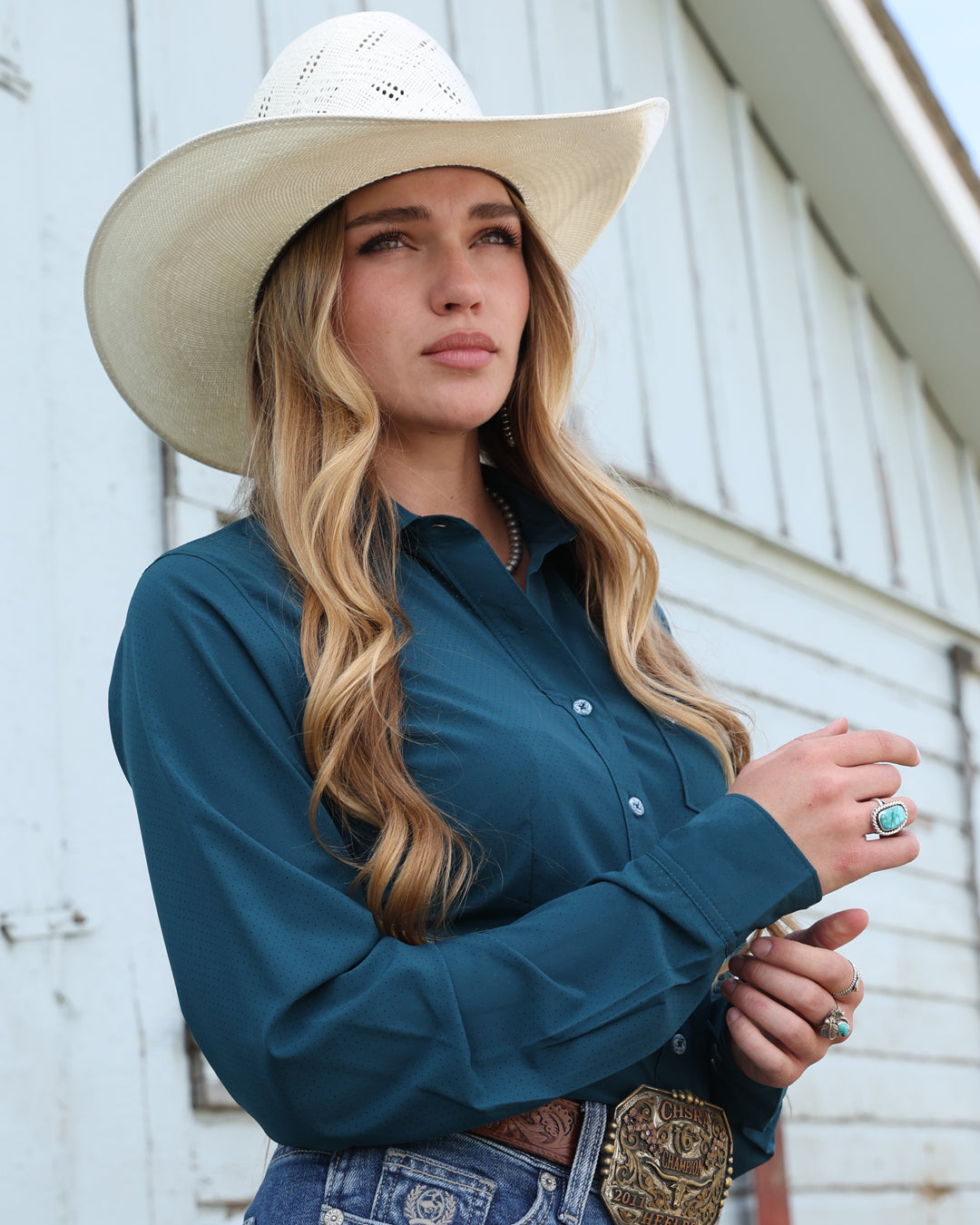 Women’s Arenaflex® Button Down Western Shirt