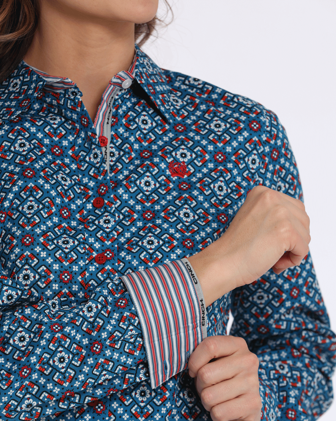 Women's Arena Fit Button-Down Western Shirt