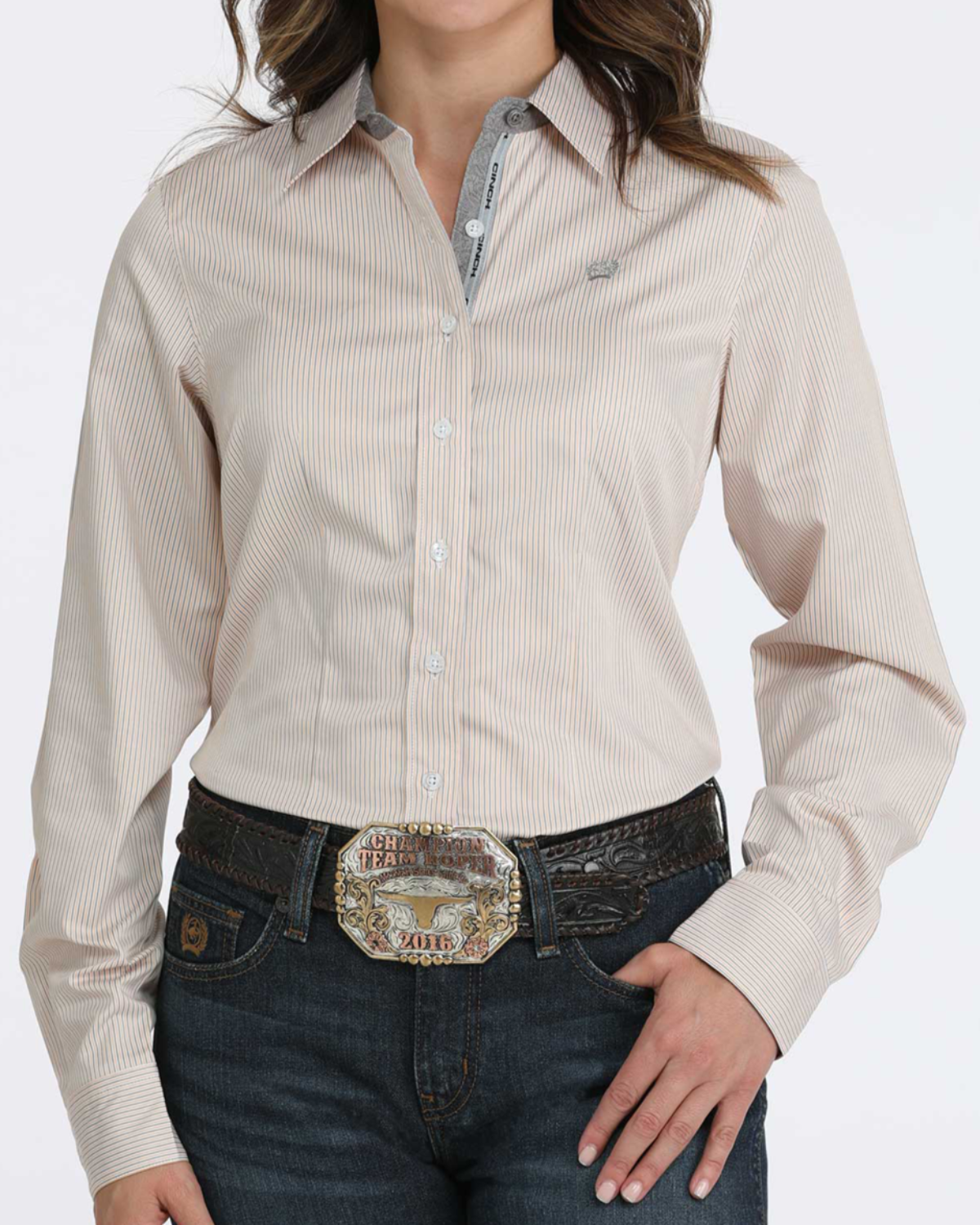 Women’s TENCEL™ Arena Fit Button-Down Western Shirt