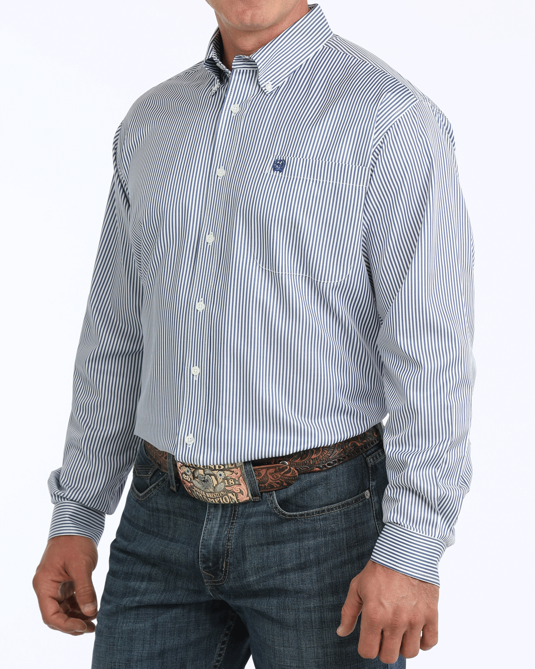 Men’s TENCEL™ Classic Fit Button-Down Western Shirt