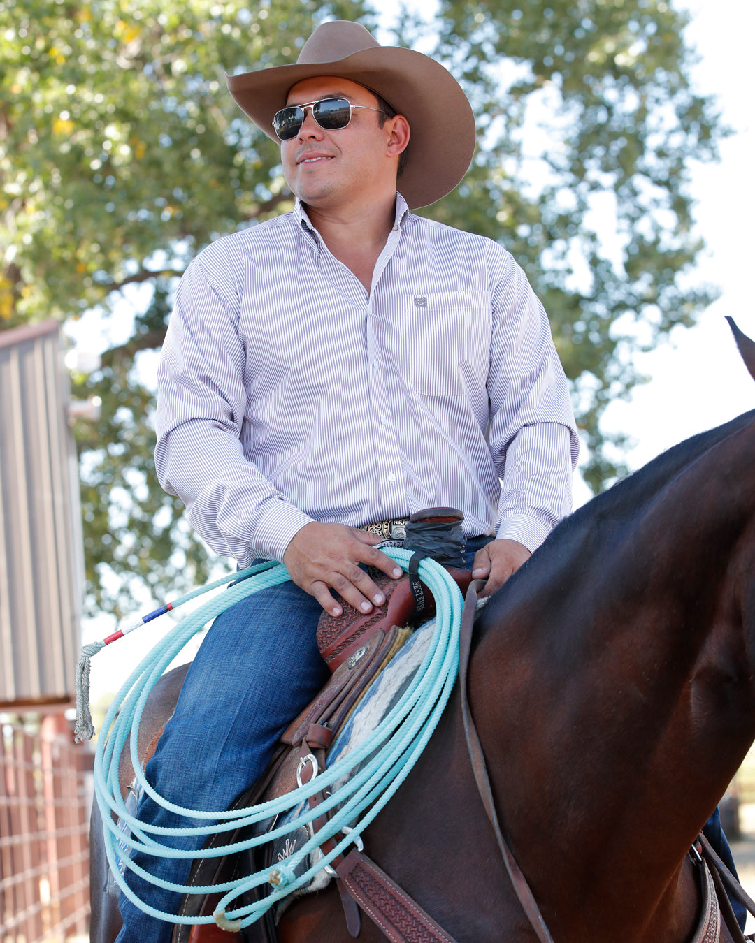 Men’s TENCEL™ Classic Fit Button-Down Western Shirt