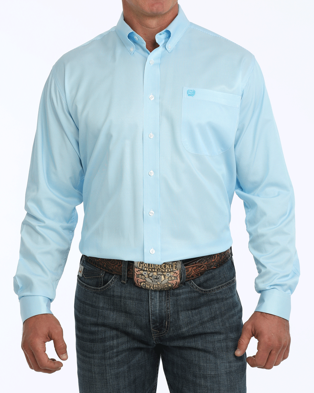 Men’s TENCEL™ Classic Fit Button-Down Western Shirt