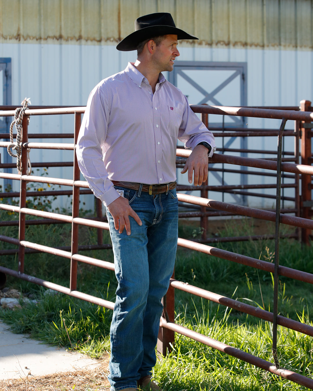 Men’s TENCEL™ Classic Fit Button-Down Western Shirt