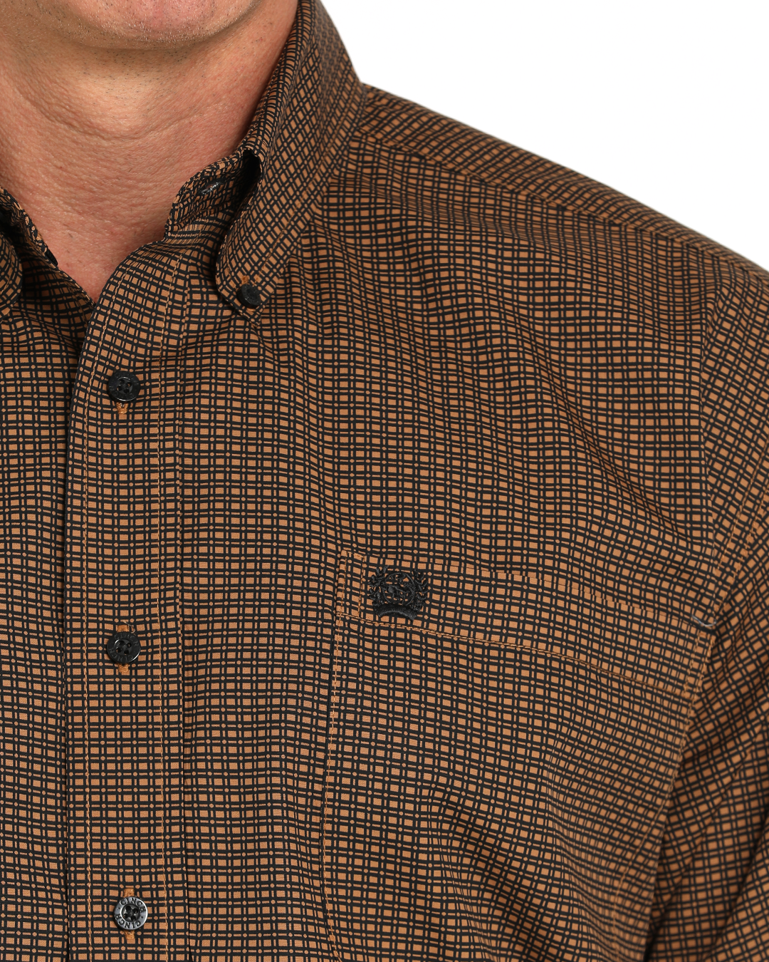 Men's Classic Fit Button-Down Western Shirt