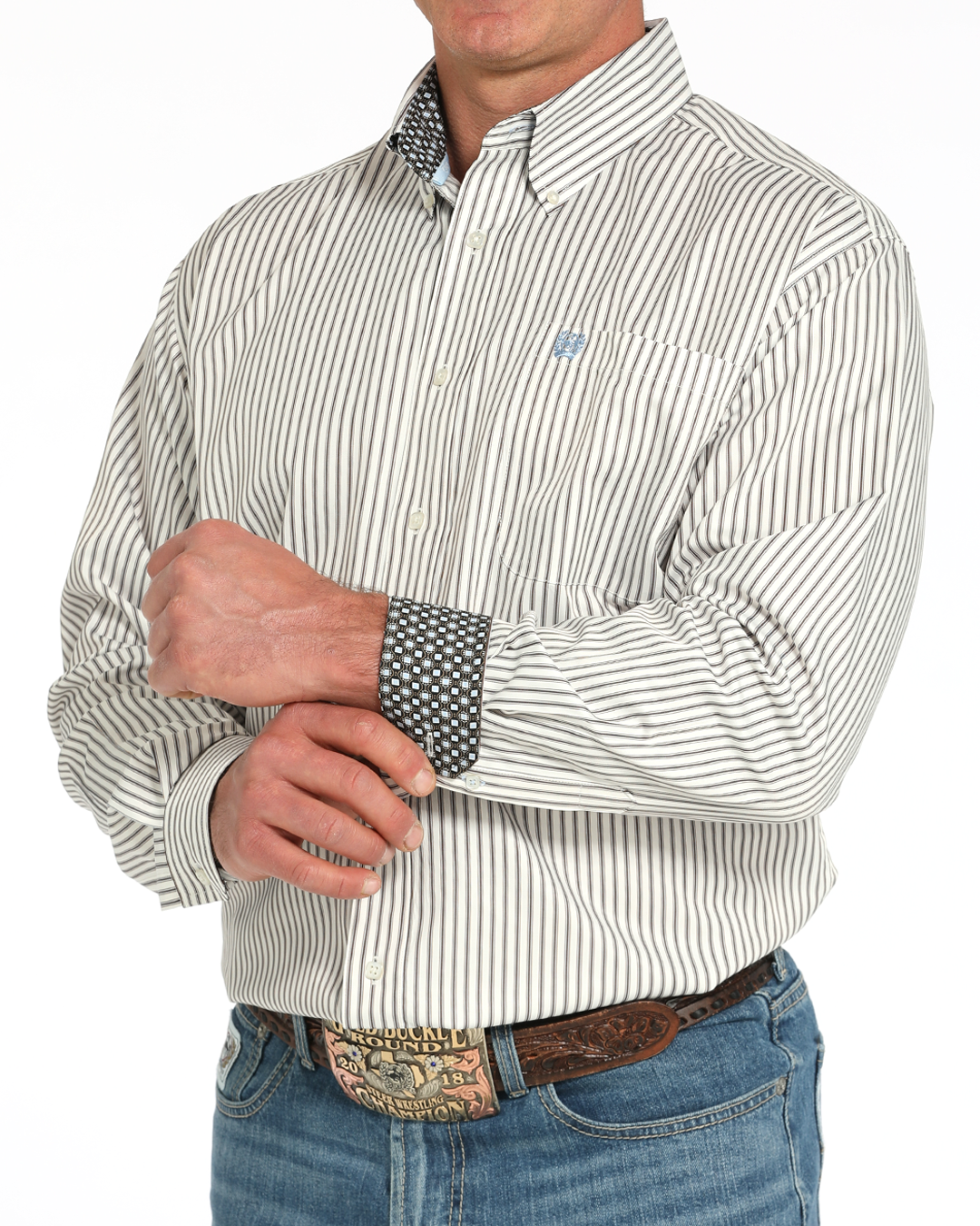Men’s TENCEL™ Classic Fit Button-Down Western Shirt