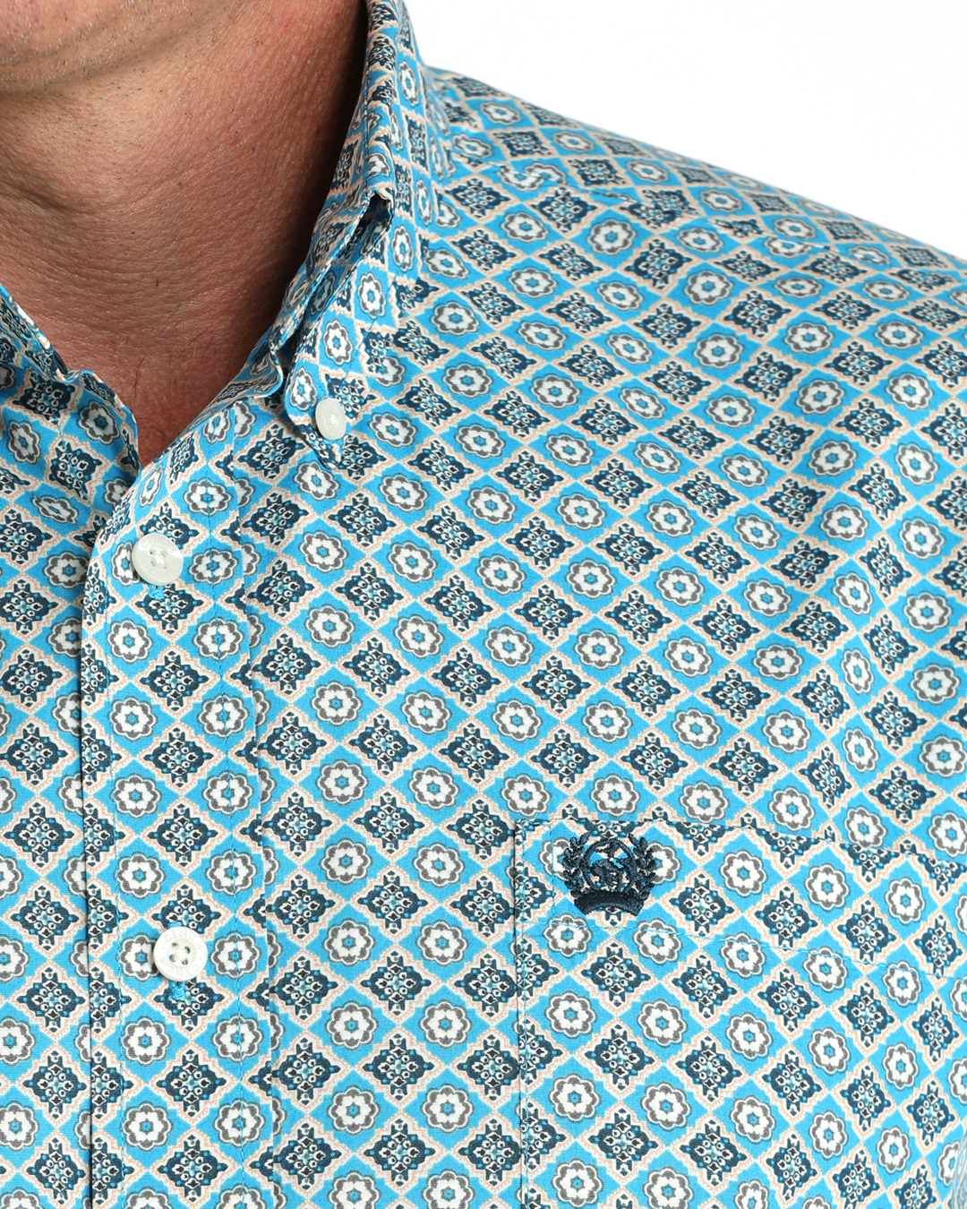 Men’s Classic Fit Button-Down Western Shirt