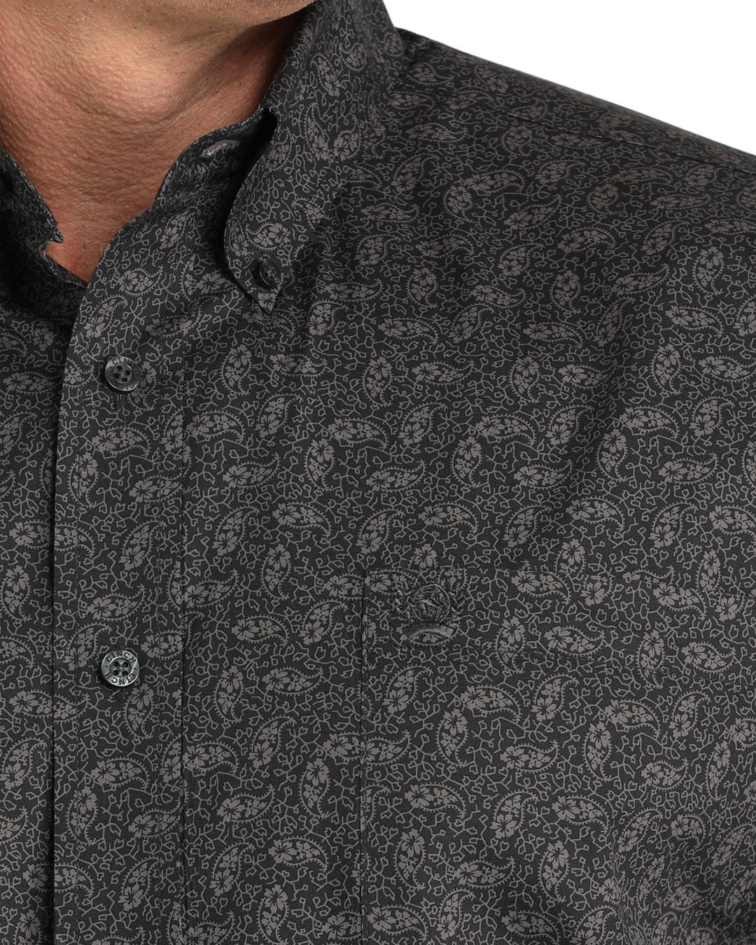 Men's Classic Fit Button-Down Western Shirt
