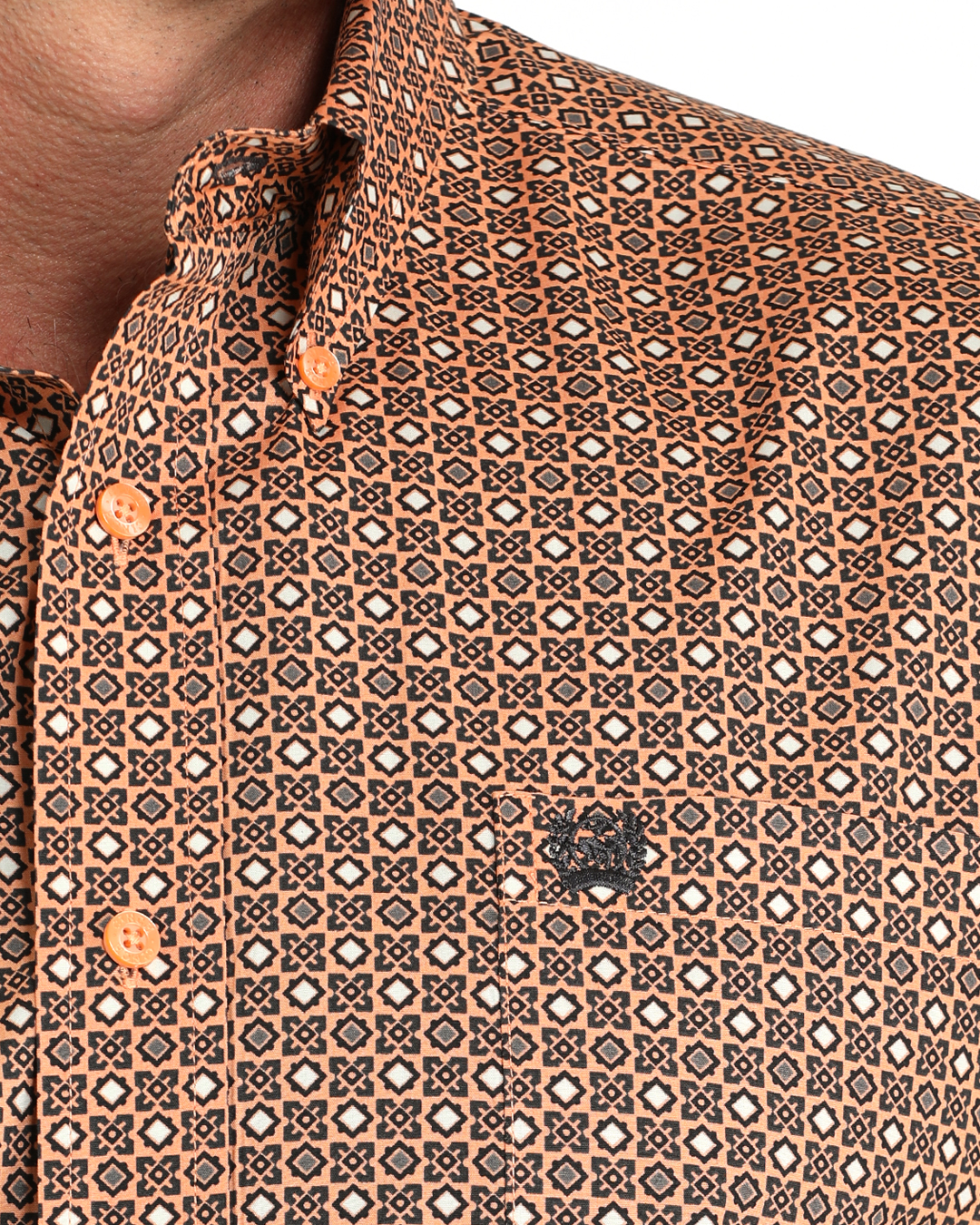 Men's Classic Fit Button-Down Western Shirt