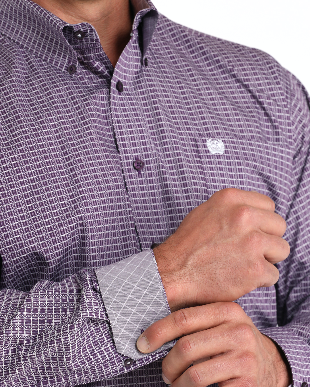Men's Classic Fit Button-Down Western Shirt