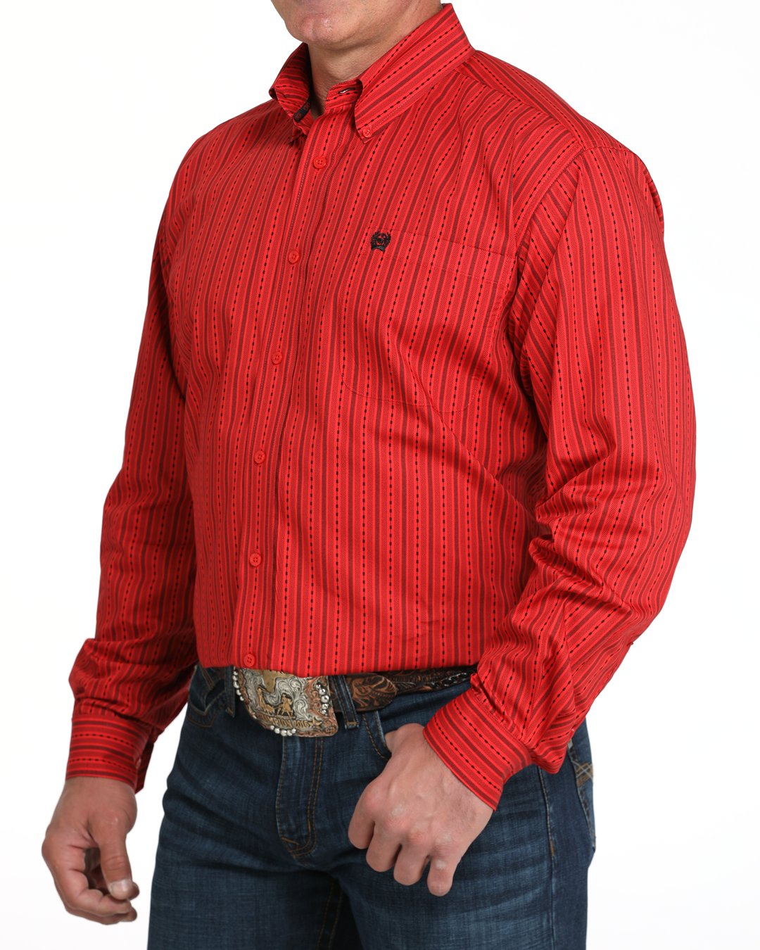 Men's Classic Fit Button-Down Western Shirt