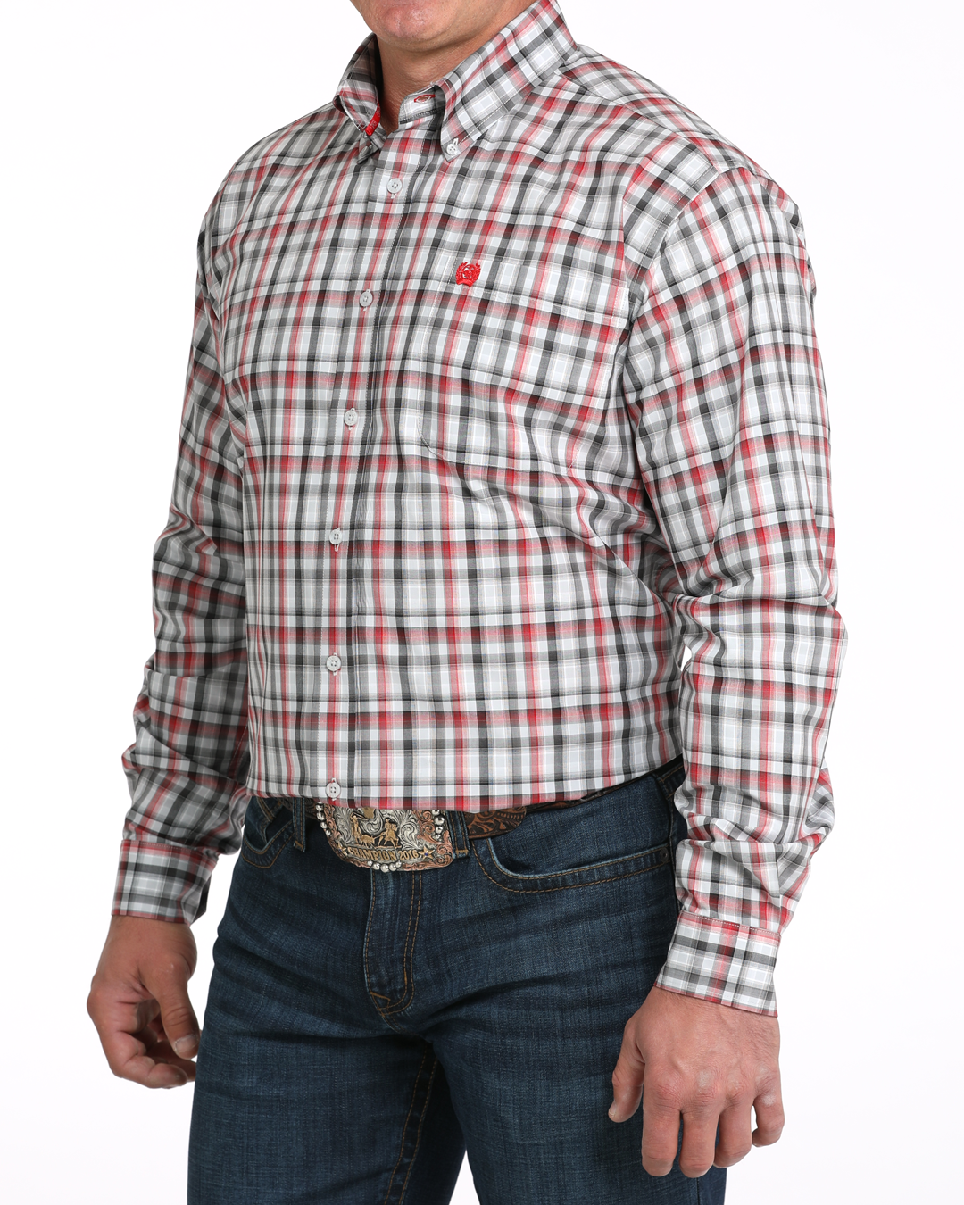 Men's Classic Fit Button-Down Western Shirt
