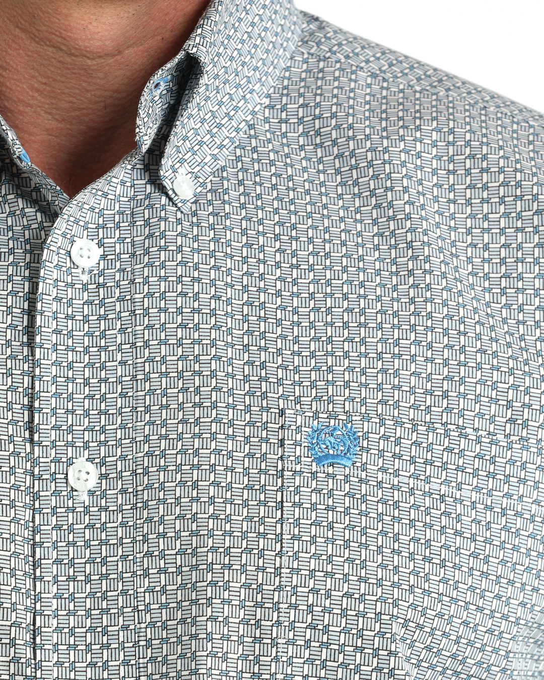 Men's Classic Fit Button-Down Western Shirt