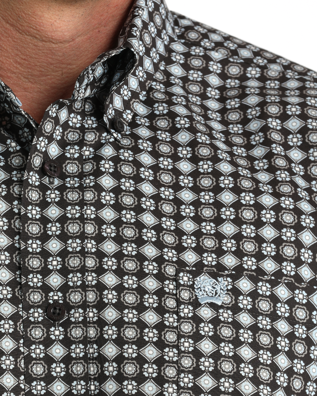 Men's Classic Fit Button-Down Western Shirt