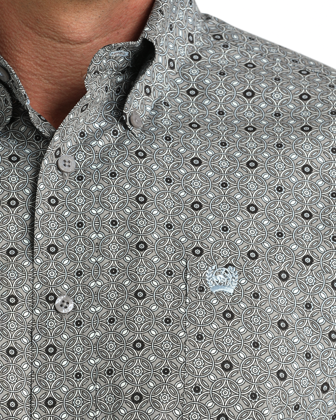 Men's Classic Fit Button-Down Western Shirt