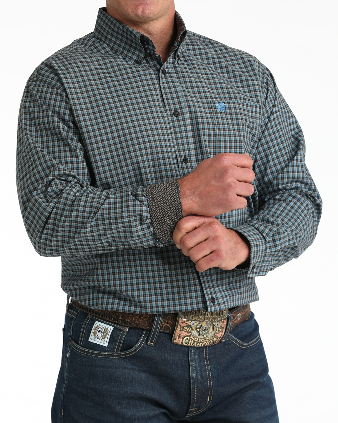 Men’s Classic Fit Button-Down Western Shirt
