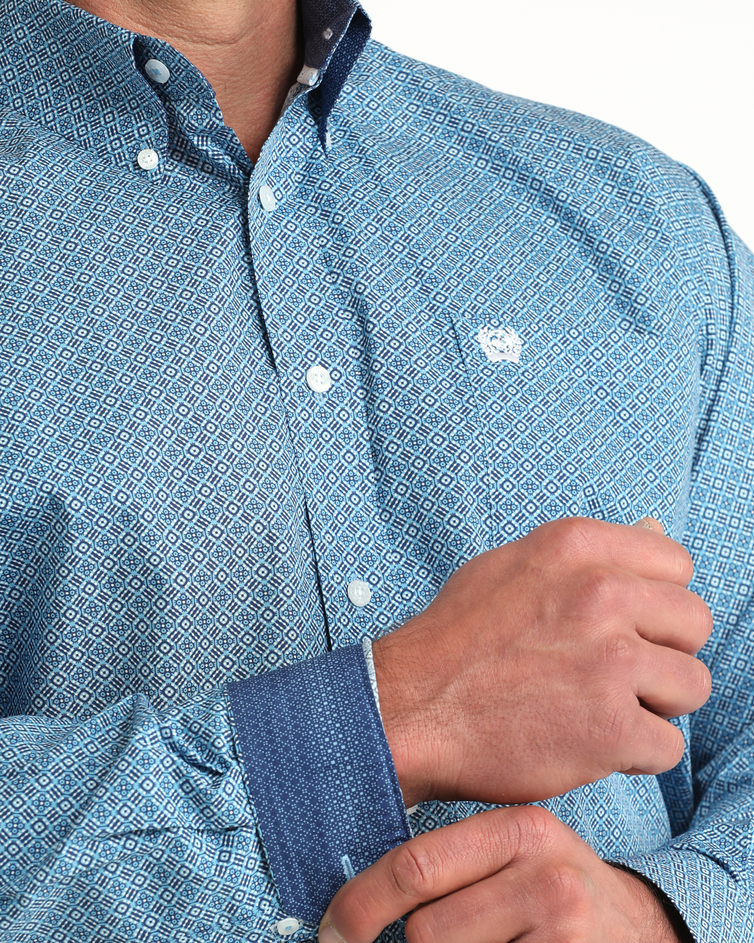 Men's Classic Fit Button-Down Western Shirt