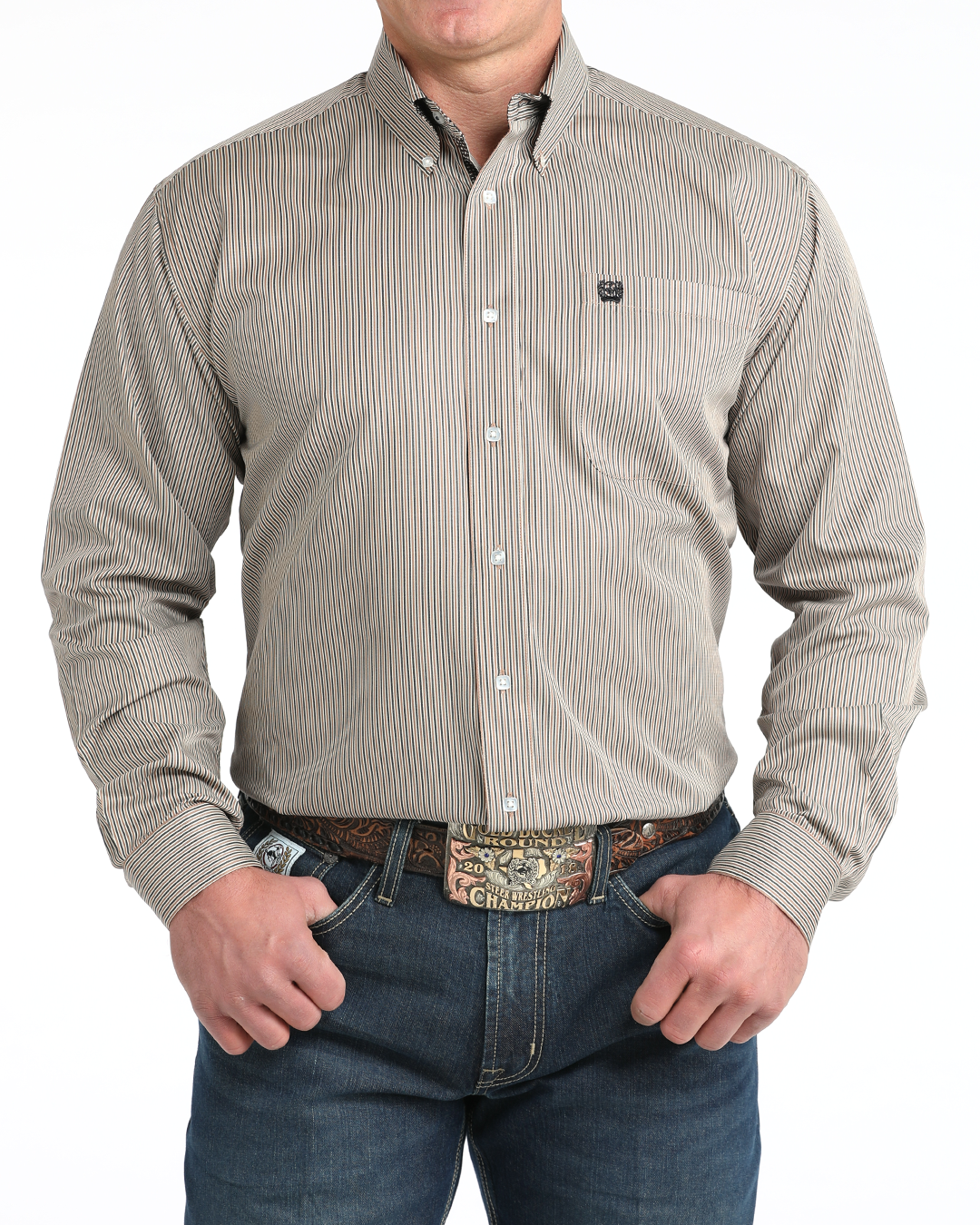 Men’s TENCEL™ Classic Fit Button-Down Western Shirt