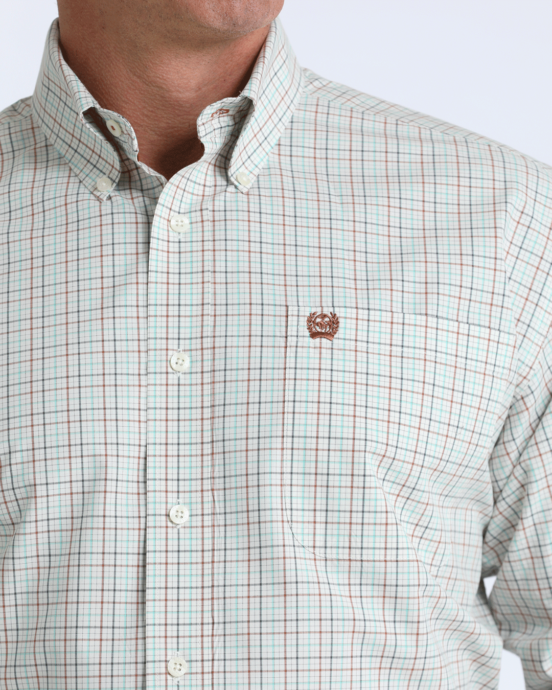 Men's Classic Fit Button-Down Western Shirt