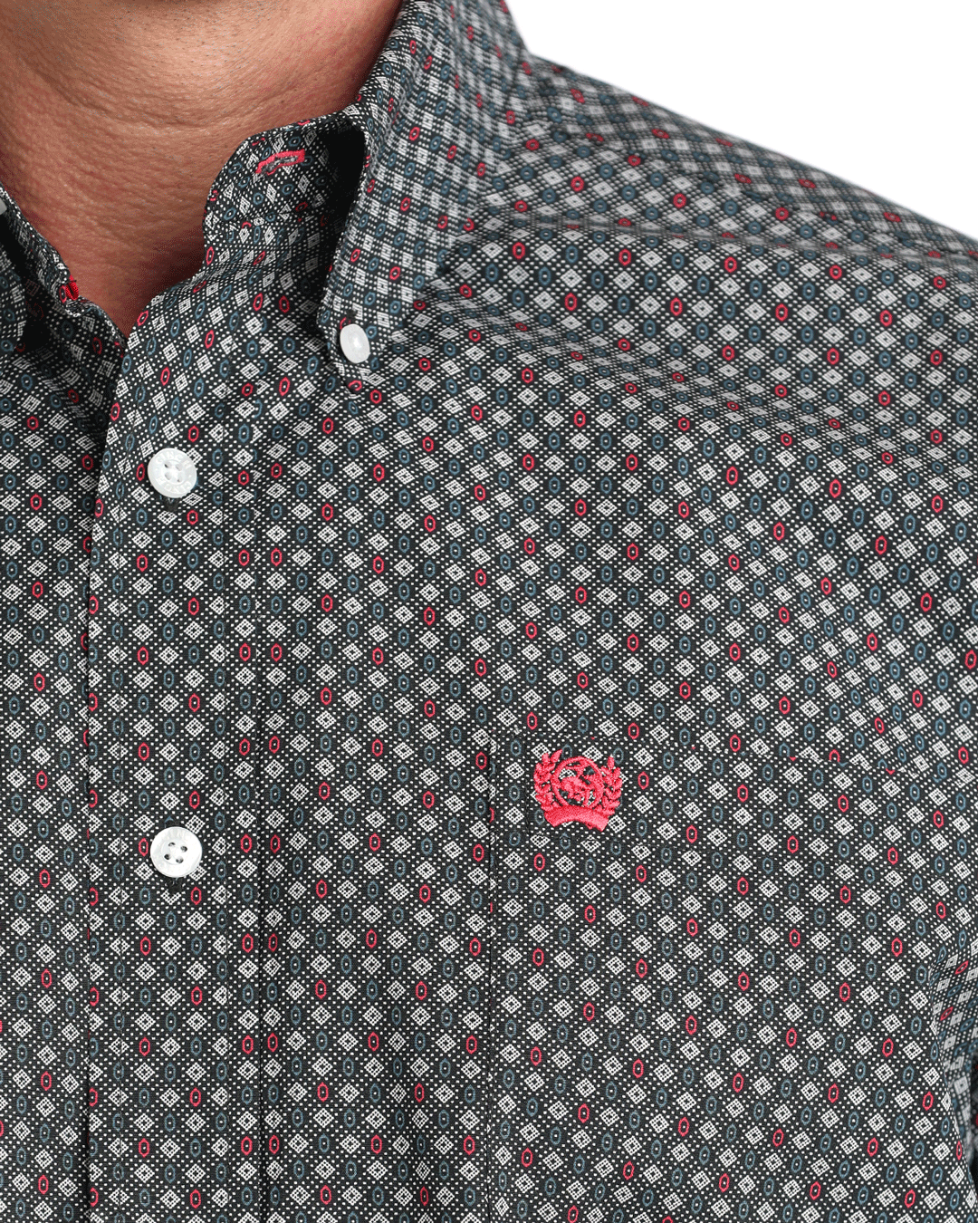 Men's Classic Fit Button-Down Western Shirt