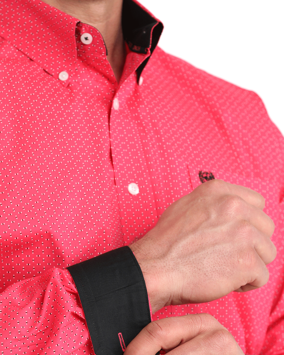 Men's Stretch Classic Fit Button-Down Western Shirt