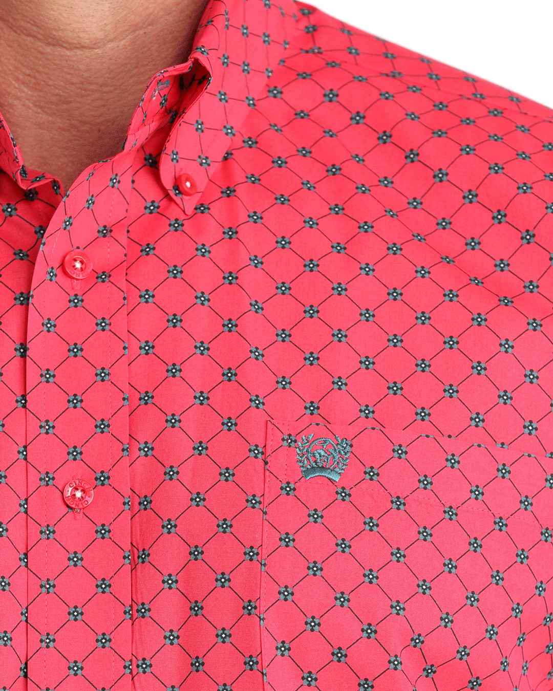 Men's Classic Fit Button-Down Western Shirt