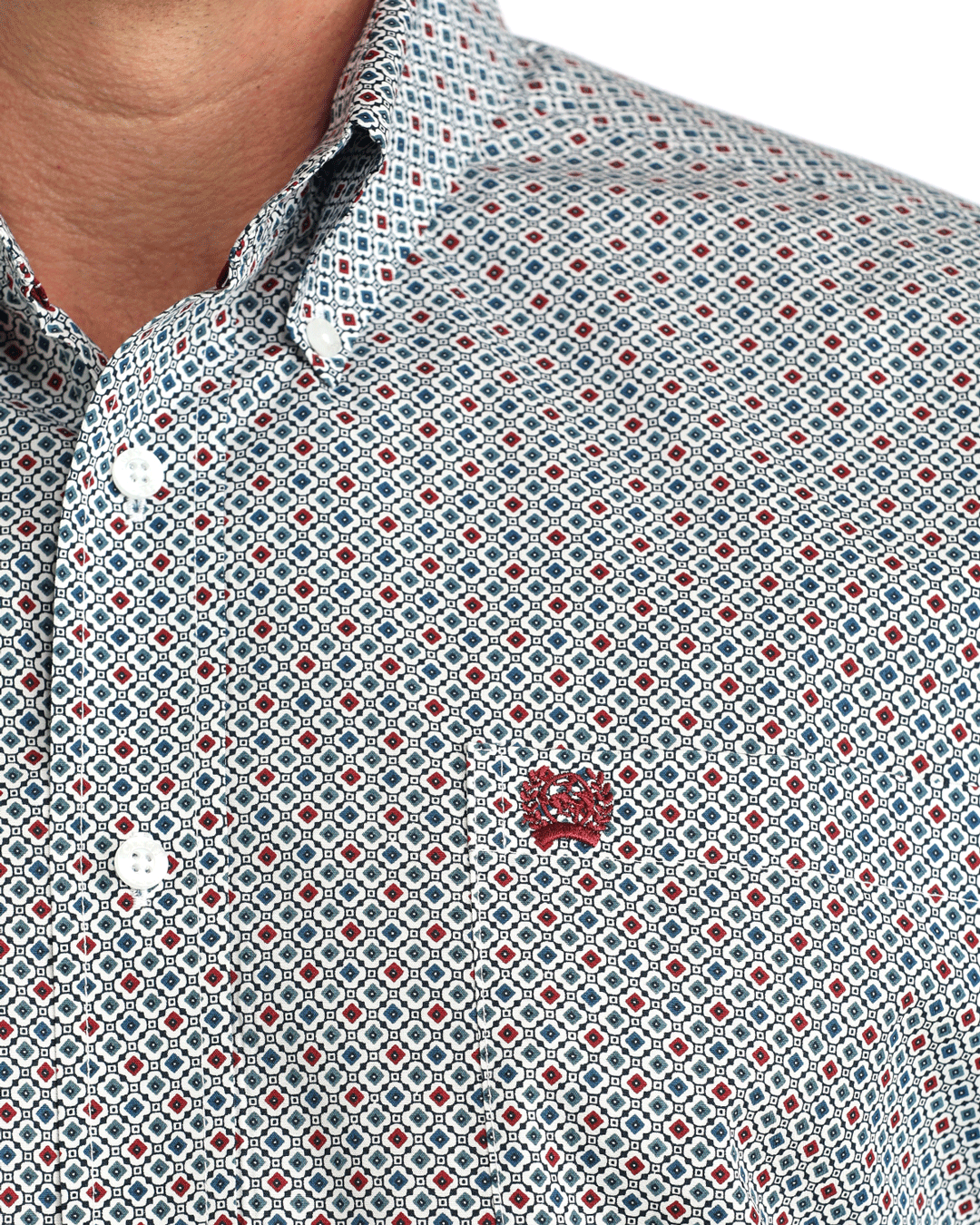 Men's Classic Fit Button-Down Western Shirt