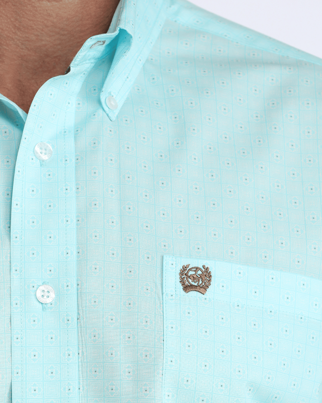 Men's Classic Fit Button-Down Western Shirt