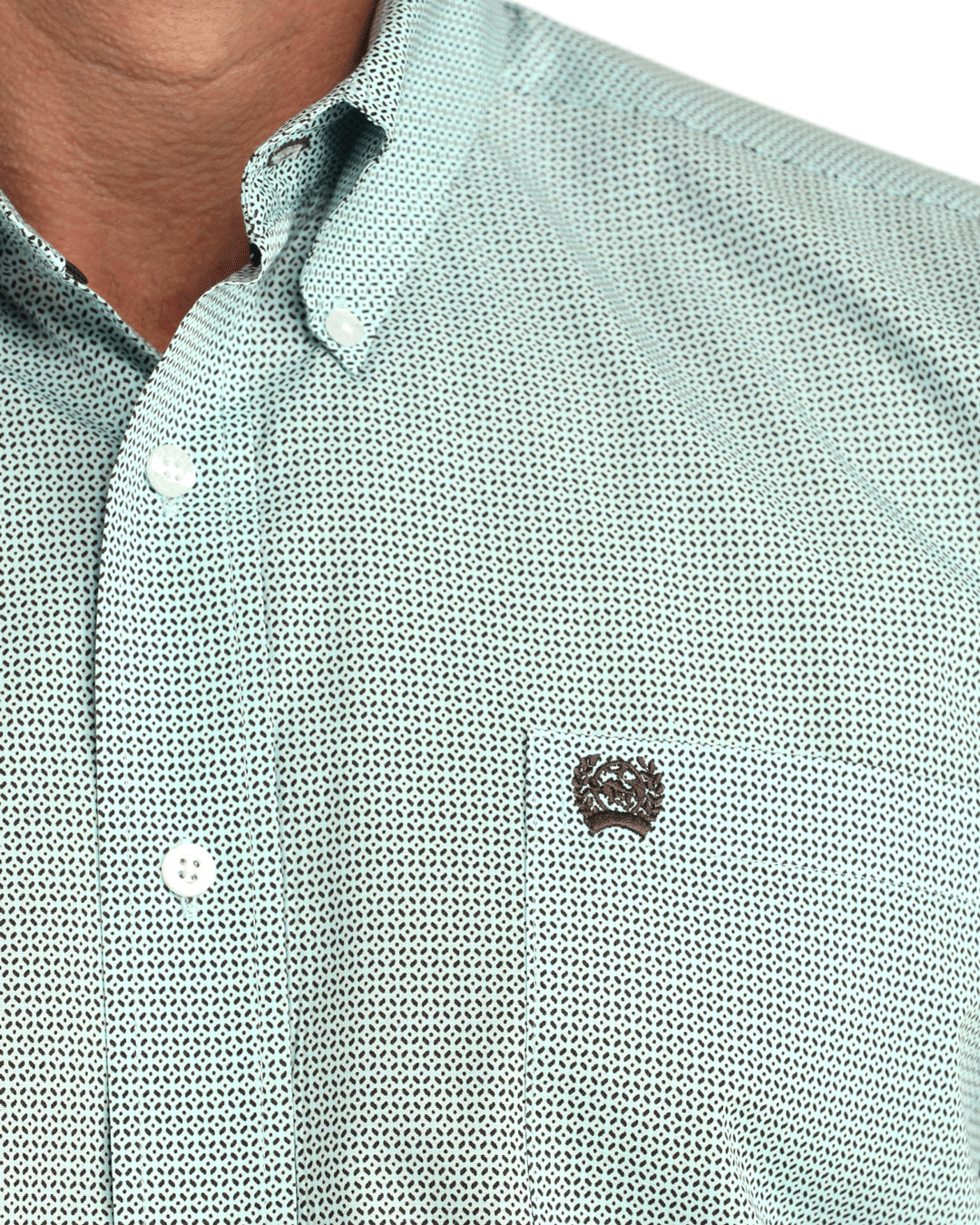 Men's Classic Fit Button-Down Western Shirt