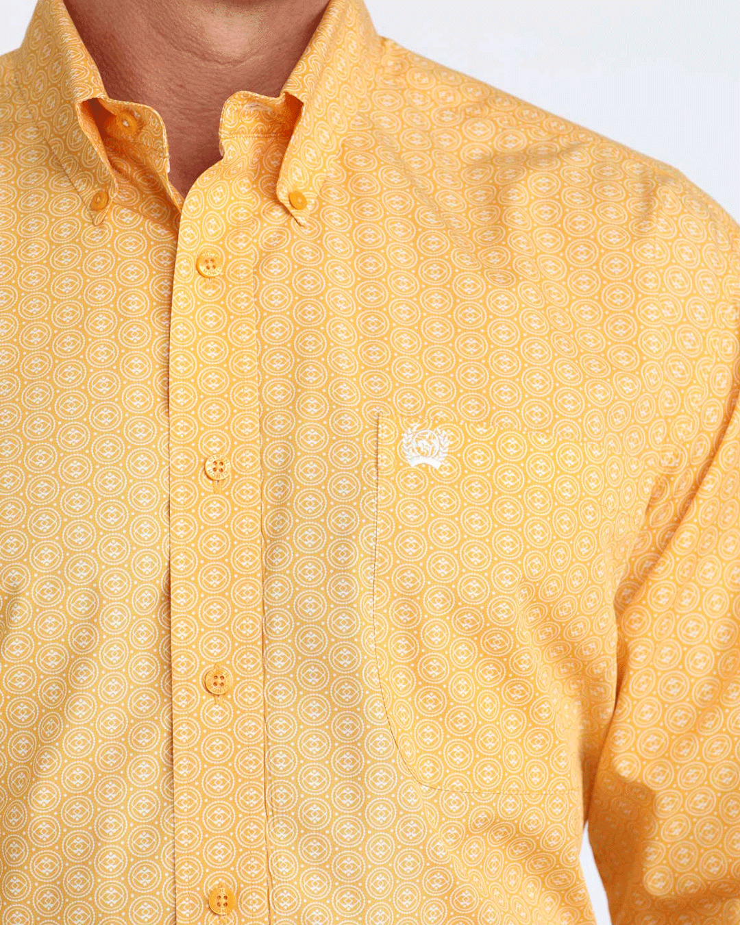 Men's Classic Fit Button-Down Western Shirt