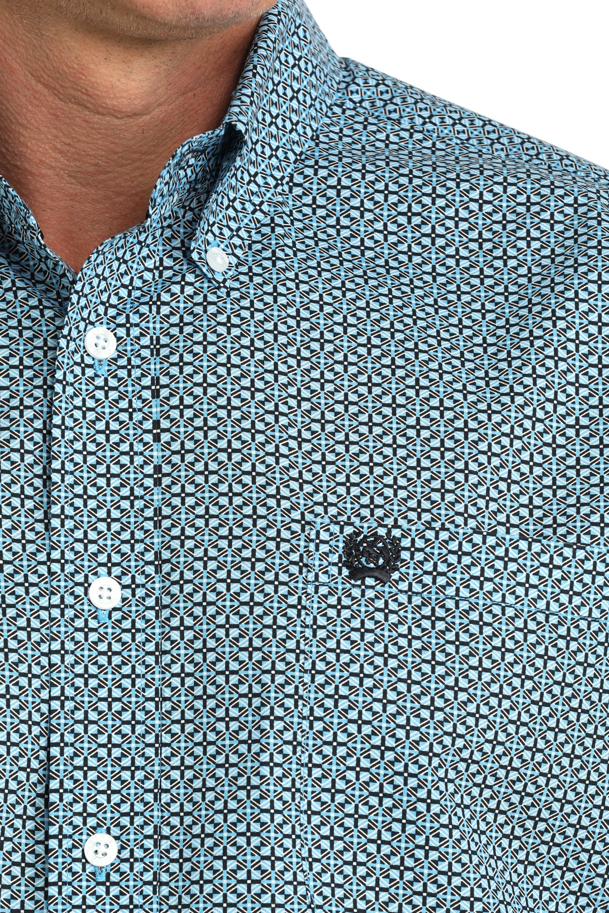 Men's Classic Fit Button-Down Western Shirt
